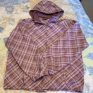 Purple Nike Half-zip Rain jacket